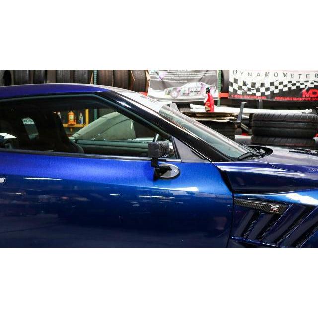 EVS Tuning Carbon GTLM Aero Mirrors (Black) for Nissan GT-R 2009+ - T1 Motorsports