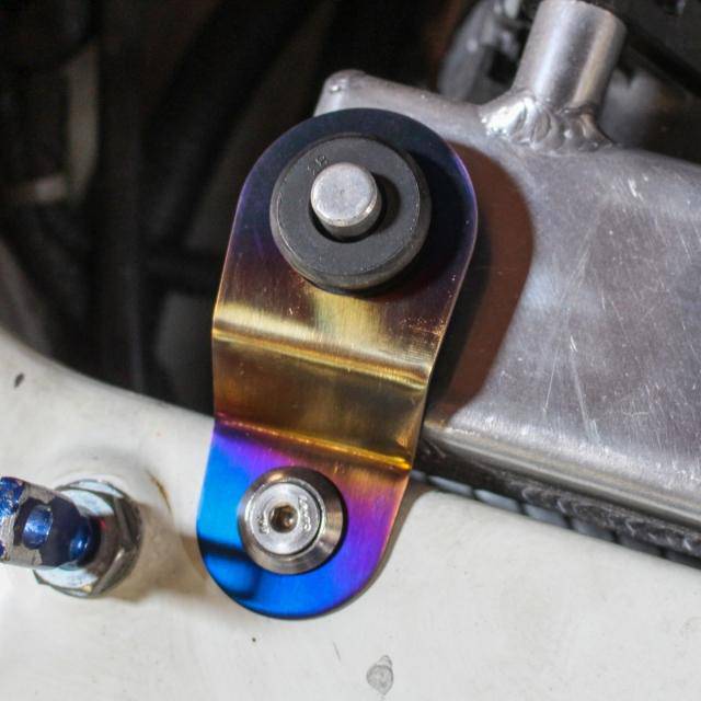 EVS Tuning Titanium Radiator Stay for Honda EK, DC2, AP - T1 Motorsports