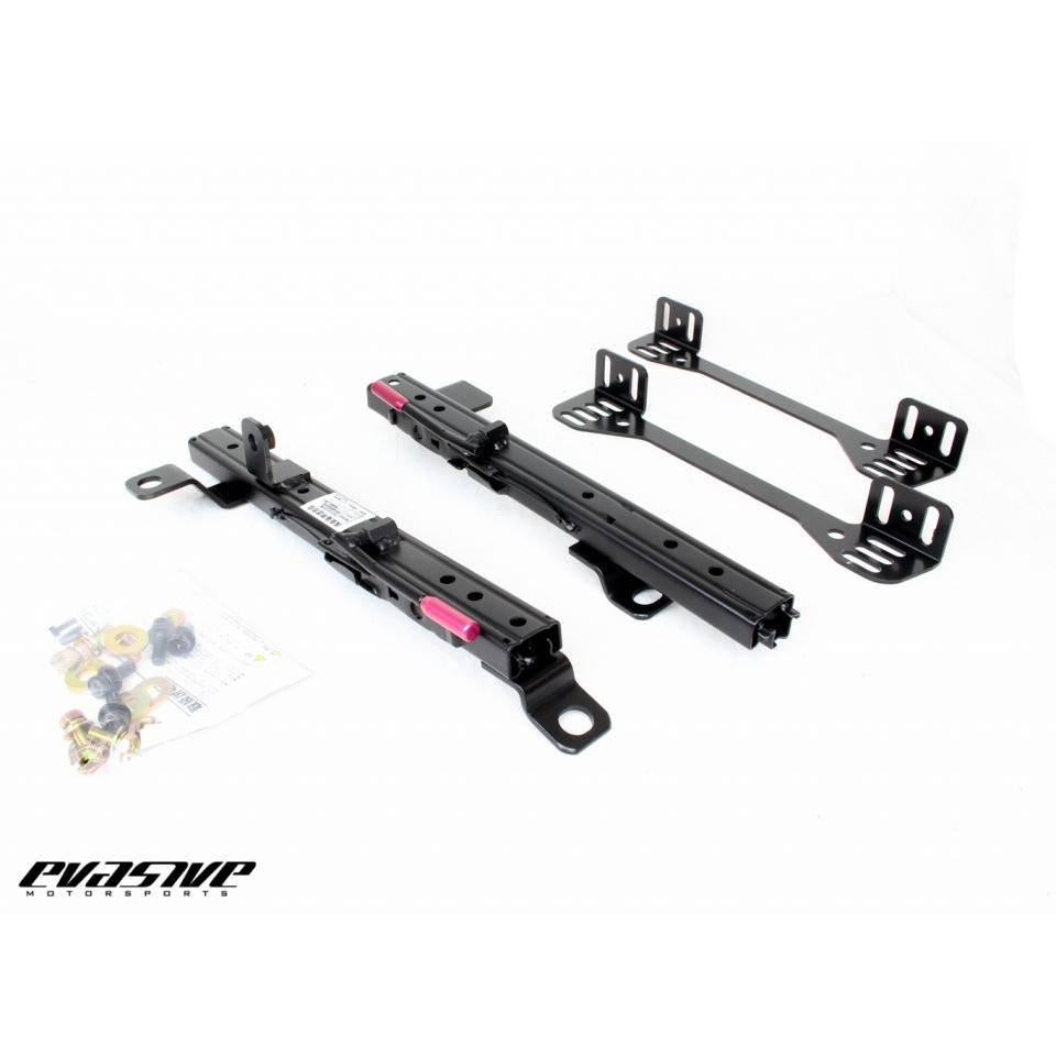 EVS Tuning Double Lock Low Position Seat Rail for Mitsubishi EVO 8/9 (Left) - T1 Motorsports