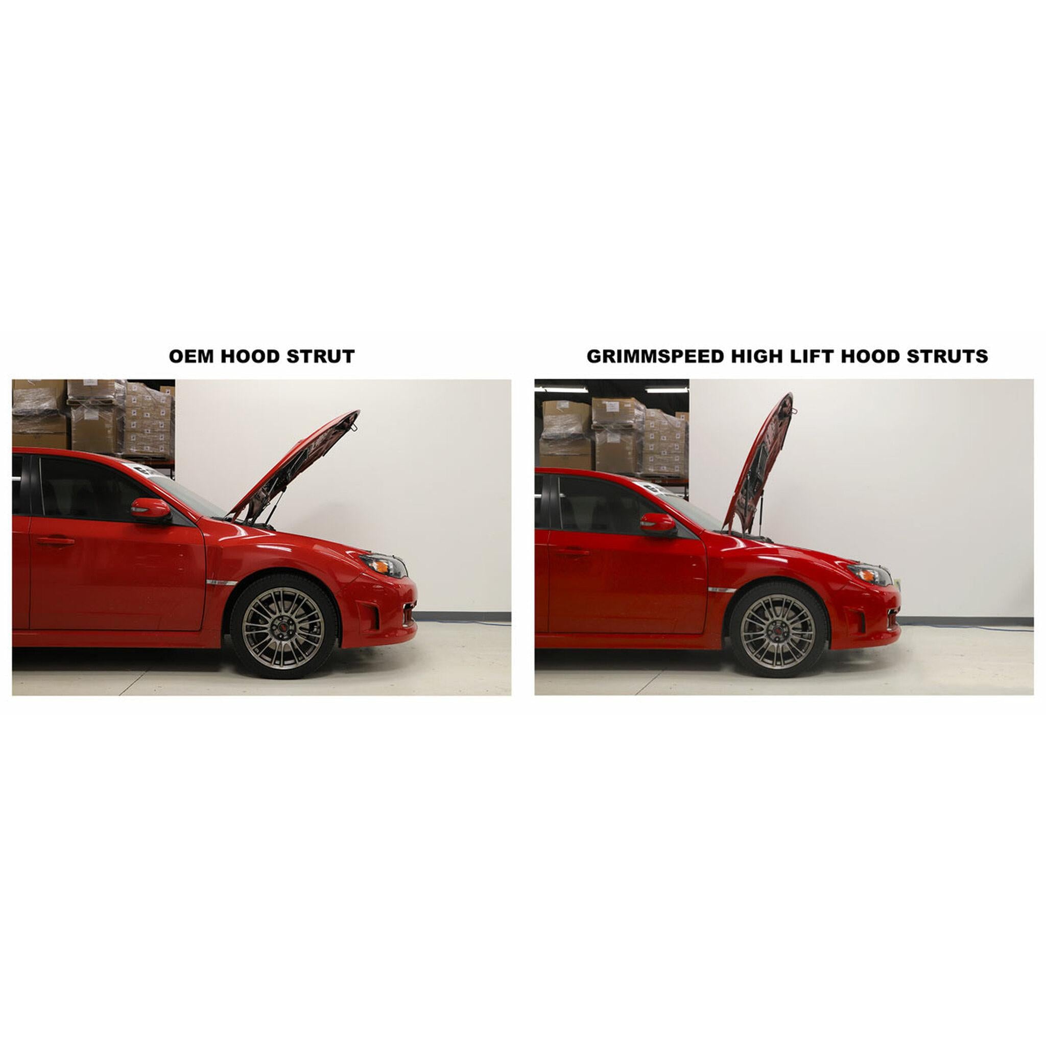 GrimmSpeed 08-14 Subaru Impreza WRX Hood Struts - T1 Motorsports