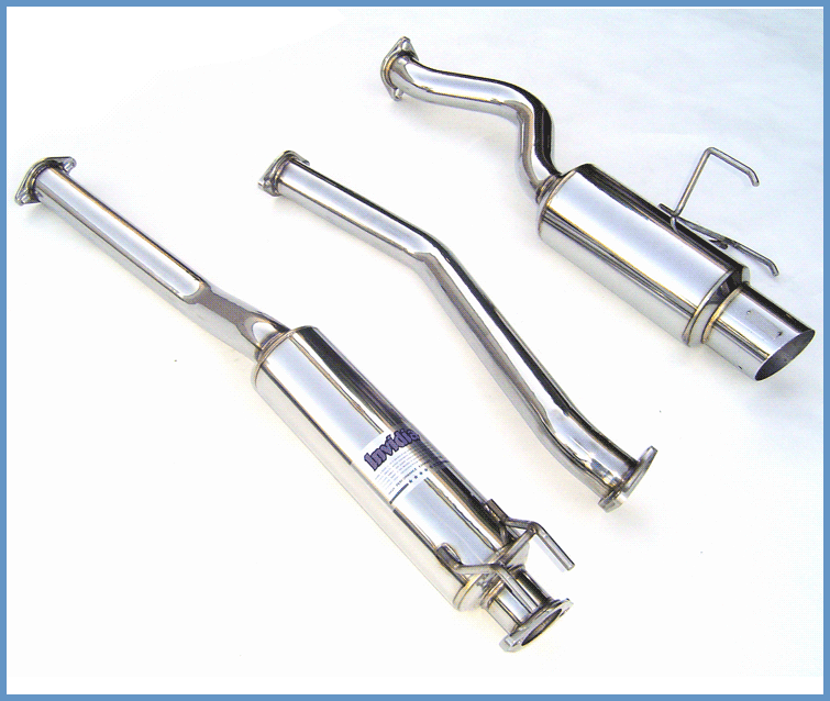 Invidia 02+ Honda Civic Si 3 Door (101mm tip) Cat- Back Exhaust - T1 Motorsports