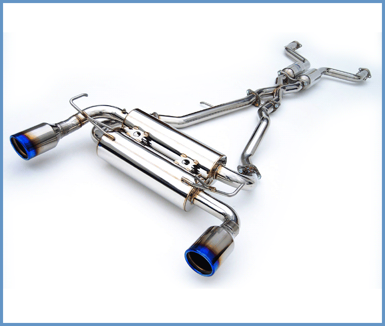 Invidia 02-08 Nissan 350z Gemini Rolled Titanium Tip Cat-back Exhaust - T1 Motorsports