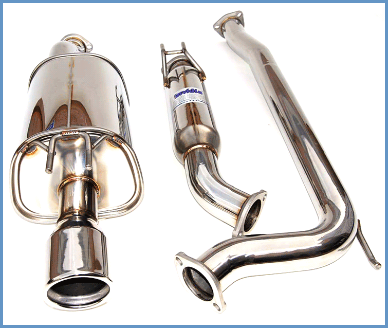 Invidia 06+ Civic Si 2dr ONLY Q300 Rolled Stainless Steel Tip Exhaust - T1 Motorsports