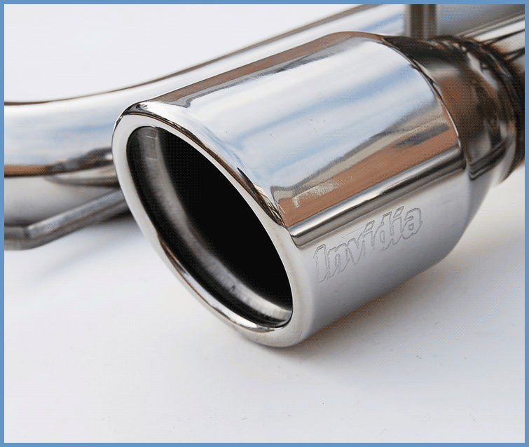 Invidia 06+ Civic Si 2dr ONLY Q300 Rolled Stainless Steel Tip Exhaust - T1 Motorsports