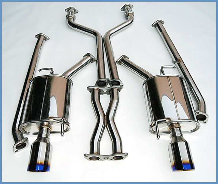 Invidia 07+ Infiniti G35/G37 Sedan 4dr Q300 Rolled Titanium Tip Cat-back Exhaust - T1 Motorsports