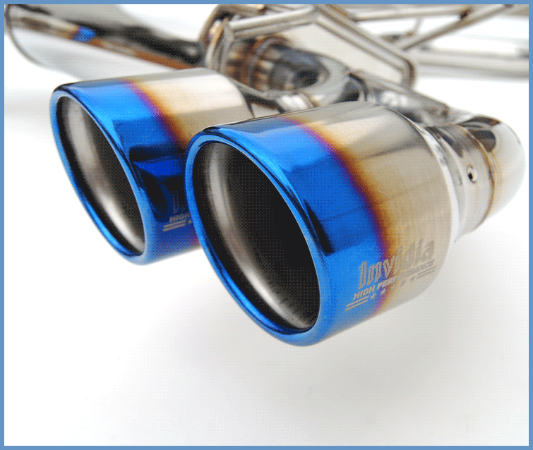 Invidia 08-11 STi Hatch / 11 WRX Hatch Dual Q300 Titanium Tip Cat-back Exhaust - T1 Motorsports