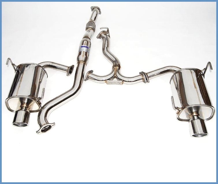 Invidia 08-09 WRX Sedan Q300 Dual Stainless Steel Tip Cat-back Exhaust - T1 Motorsports