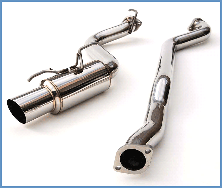 Invidia 08+ WRX Hatch / 08 STi 76mm RACING Titanium Tip Cat-back Exhaust - T1 Motorsports