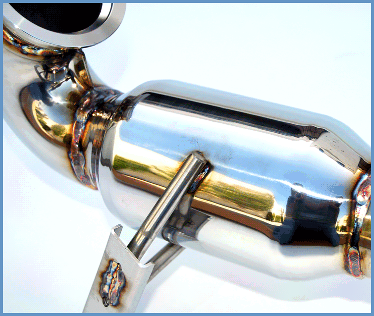 Invidia 13+ VW Golf GTI Downpipe with High Flow Cat - T1 Motorsports