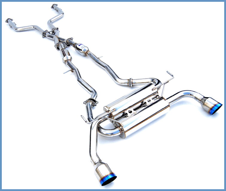 Invidia 14+ Infiniti Q50 Q300 w/ Single Layer Titanium Tips Cat-Back Exhaust - T1 Motorsports