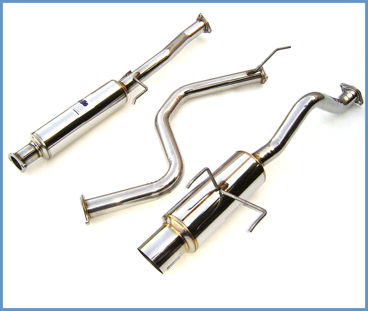 Invidia 94-01 Acura Integra 2DR LS/RS/ 97+ Type-R 2DR 60mm (101mm tip) Cat-back Exhaust - T1 Motorsports