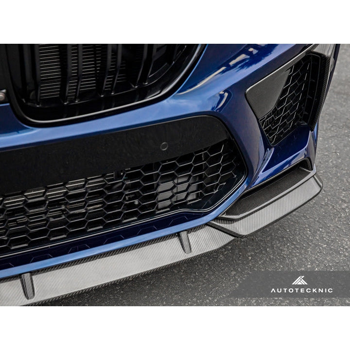 AutoTecknic Performance Dry Carbon Front Lip Set - F95 X5M - T1 Motorsports
