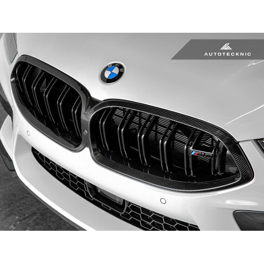 AutoTecknic Replacement Dry Carbon Grille Surrounds - F91/ F92/ F93 M8 - T1 Motorsports