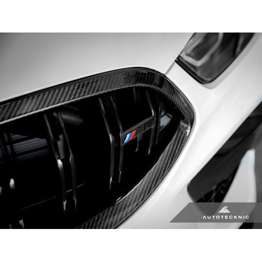 AutoTecknic Replacement Dry Carbon Grille Surrounds - F91/ F92/ F93 M8 - T1 Motorsports