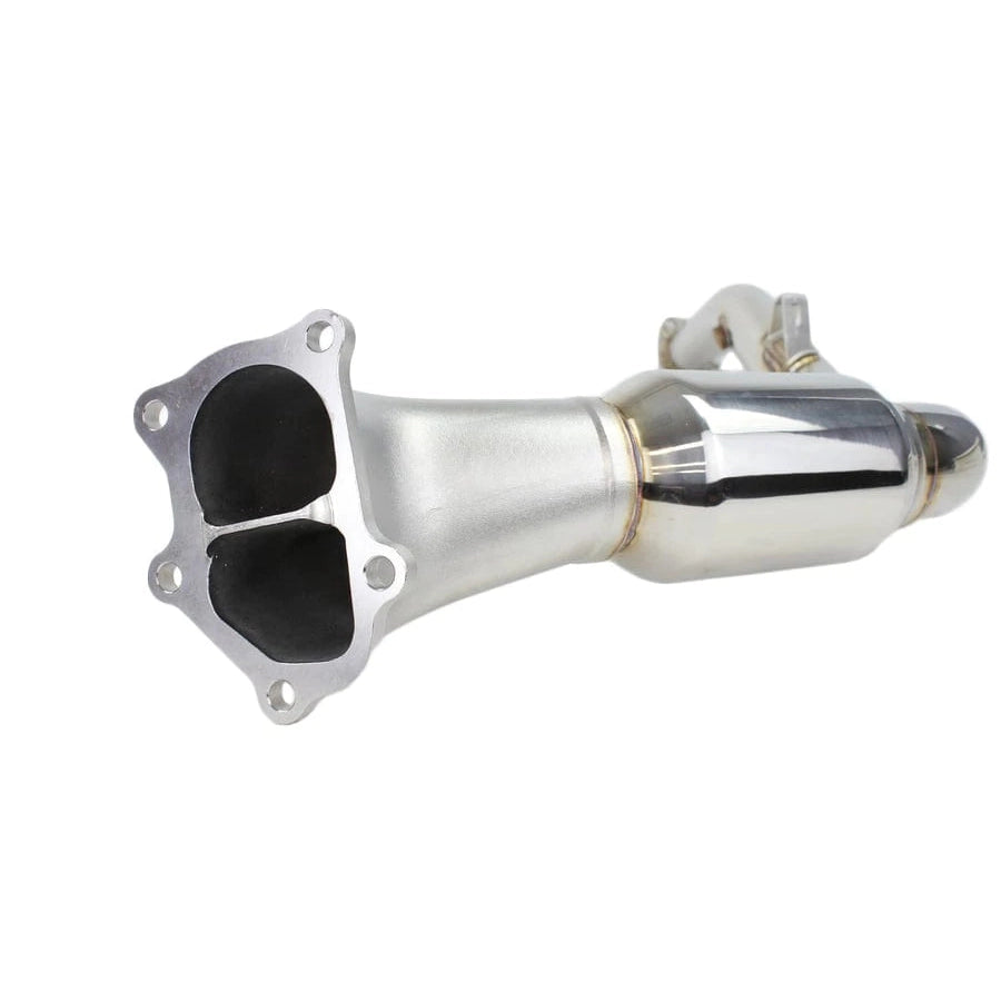 Invidia 05+ MT LGT / 08+ WRX/STi Polished Divorced Waste Gate Downpipe - T1 Motorsports