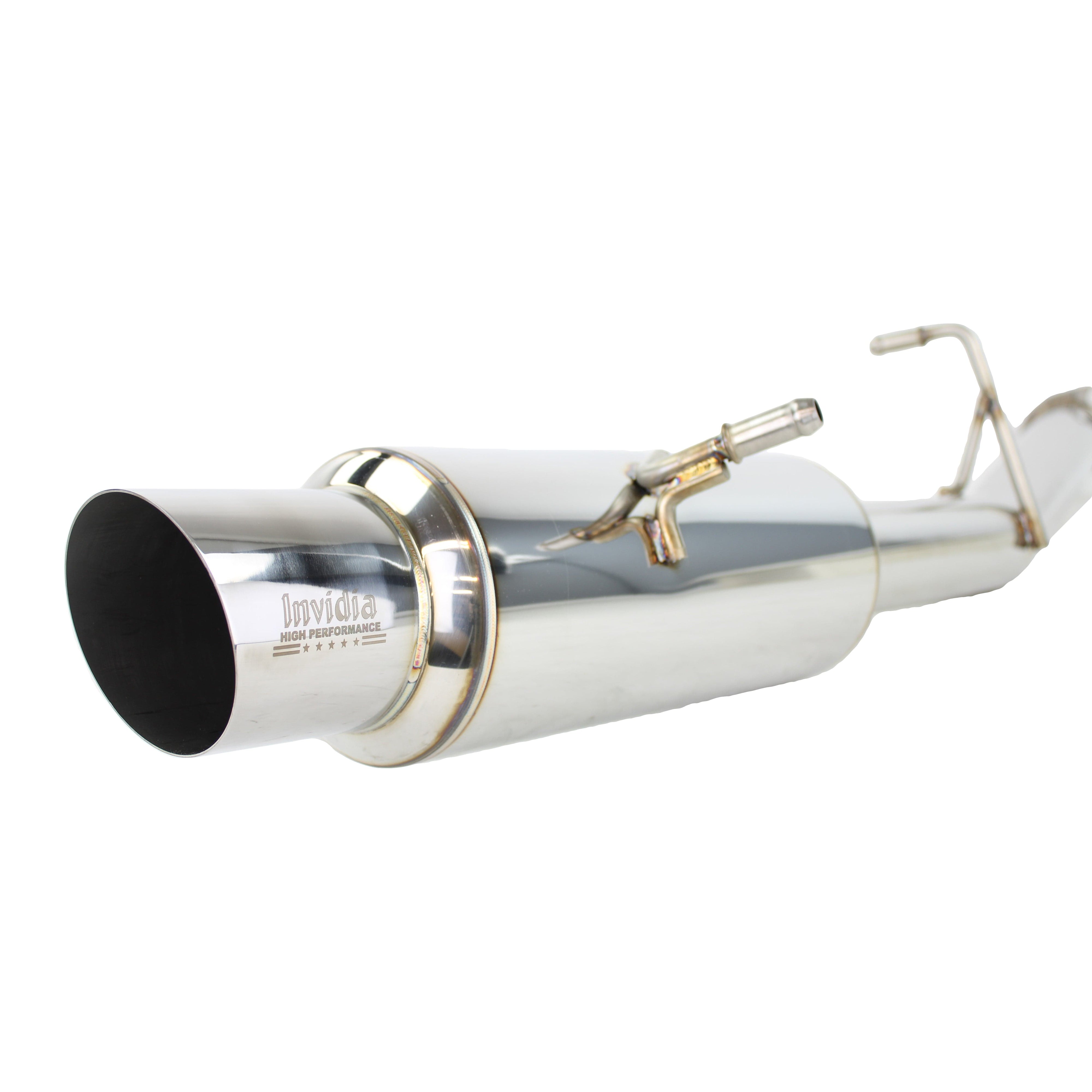 Invidia 02-07 WRX/STi 76mm N1 RACING Stainless Steel Tip Cat-back Exhaust - T1 Motorsports