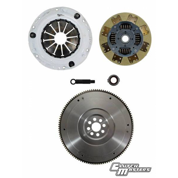 Clutch Masters 12-13 Honda Civic Si 2.4L 6spd FX300 Sprung Clutch Kit w/ Steel Flywheel - T1 Motorsports