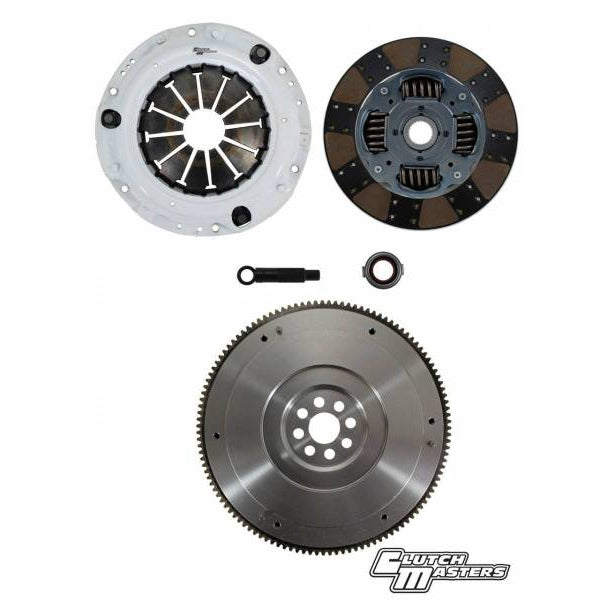 Clutch Masters 12-13 Honda Civic Si 2.4L 6spd FX350 High Rev Sprung Clutch Kit w/ Steel Flywheel - T1 Motorsports