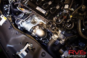 RV6 Catted Downpipe & Front Pipe Combo for 16+ Civic 1.5T (Sedan, Coupe, Hatch, Si) - T1 Motorsports