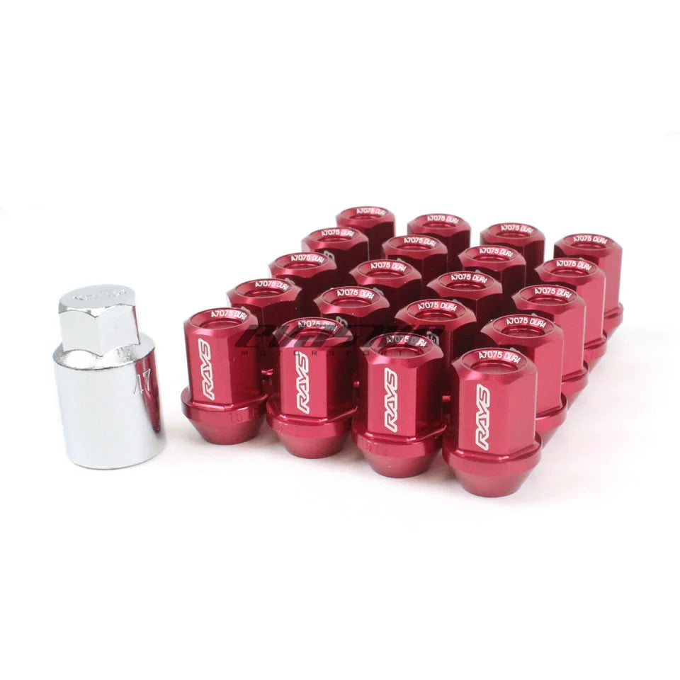 Rays L32 Dura-Nuts Straight Type Lug & Wheel Lock Set