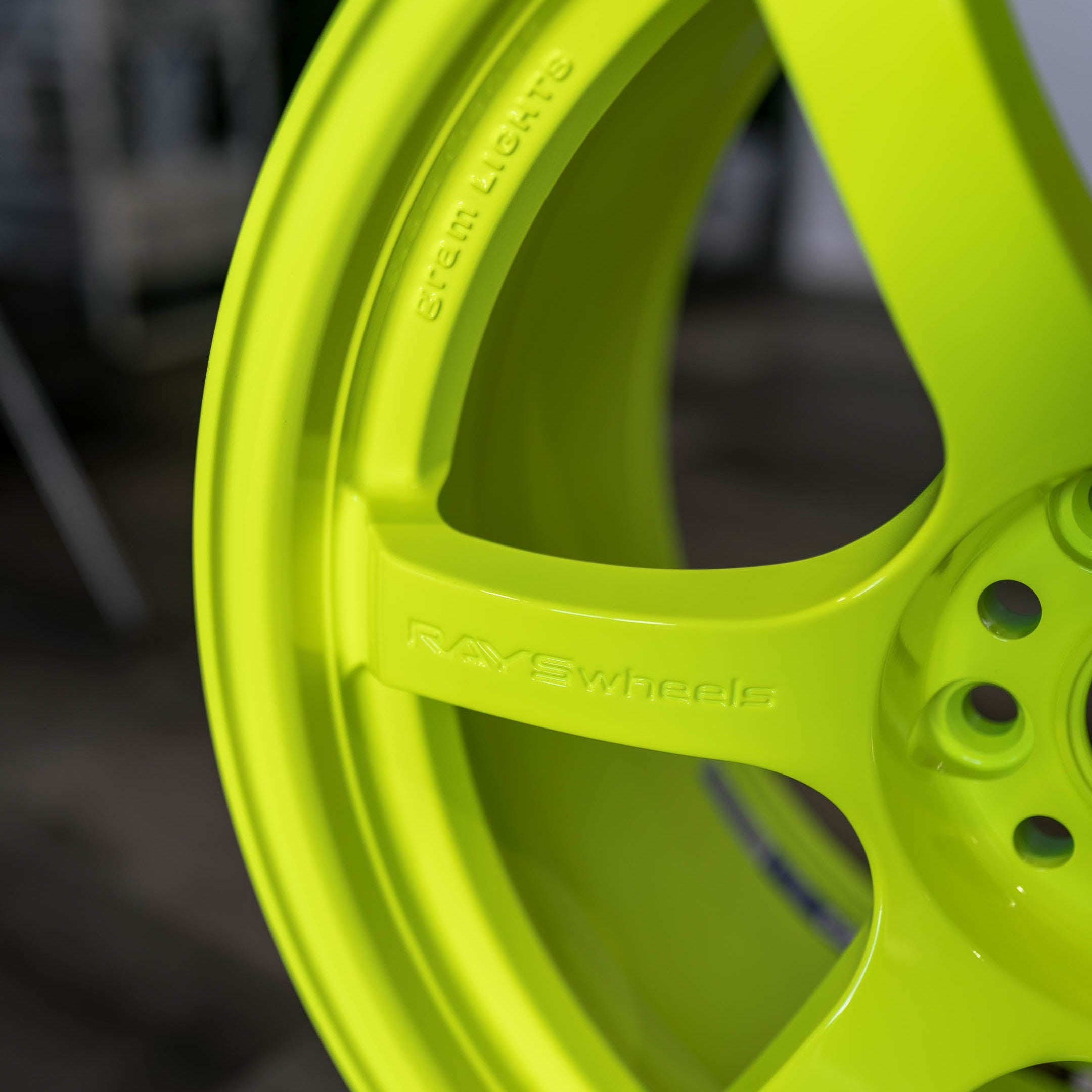 Rays Gram Lights 57DR Luminous Yellow - 18x9.5 / Offset +38 / 5x100 & 5x114.3 - T1 Motorsports