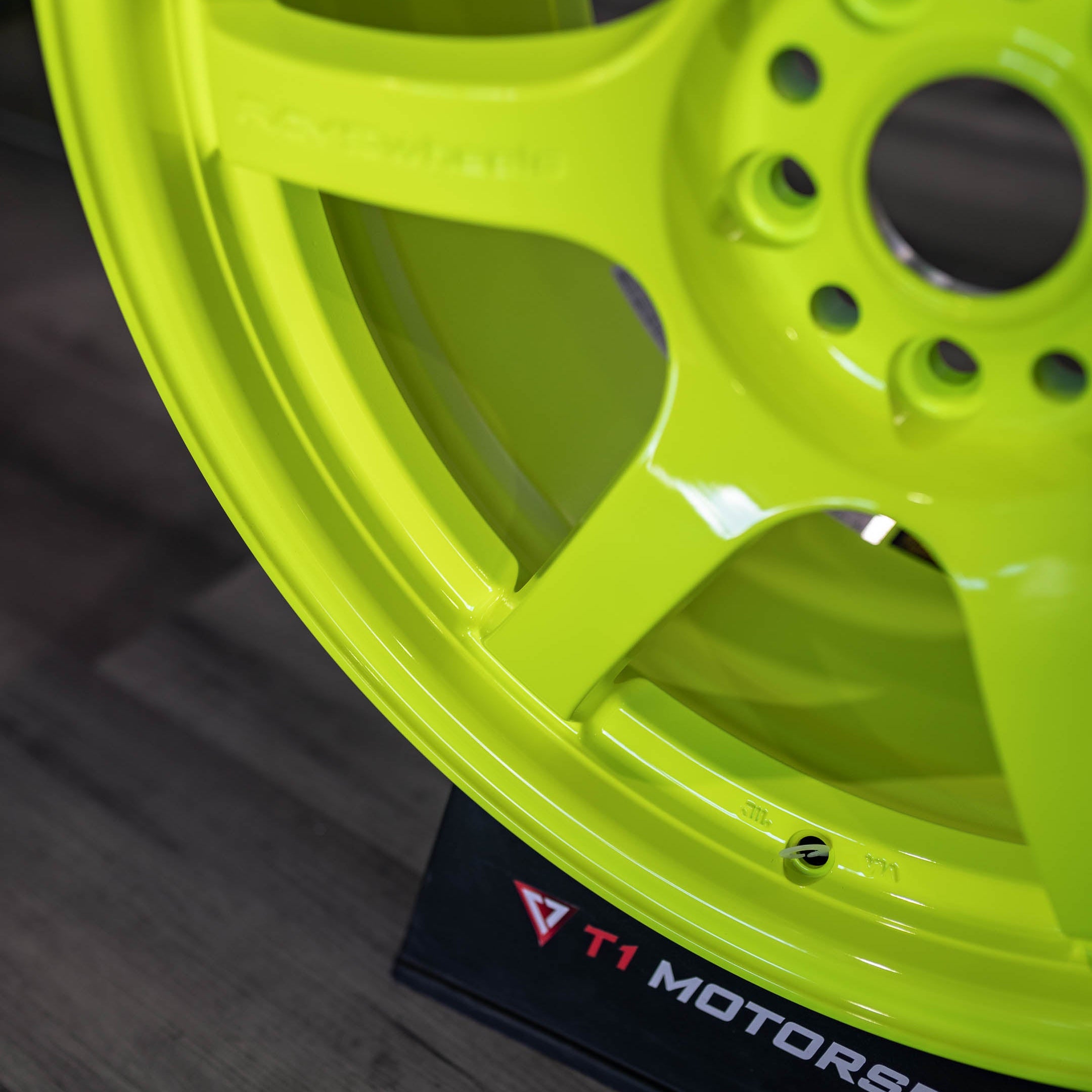 Rays Gram Lights 57DR Luminous Yellow - 18x9.5 / Offset +38 / 5x100 & 5x114.3 - T1 Motorsports