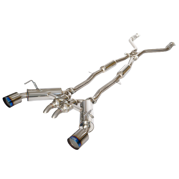 HKS Full Dual Muffler Catback Exhaust - Nissan 400Z - T1 Motorsports