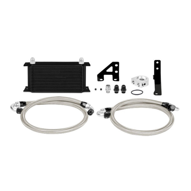Mishimoto 15 Subaru STI Thermostatic Oil Cooler Kit - Black - T1 Motorsports