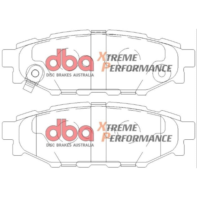 DBA 08 Subaru WRX XP650 Rear Brake Pads - T1 Motorsports