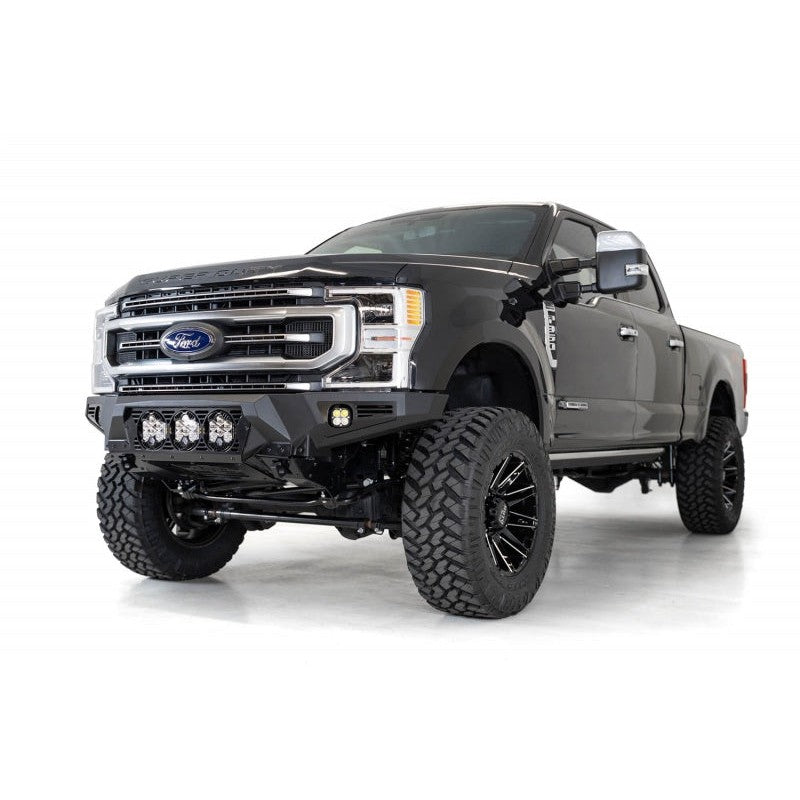 Addictive Desert Designs 17-20 Ford Super Duty Bomber Front Bumper w/ Mounts For 3 Baja Designs LP6s