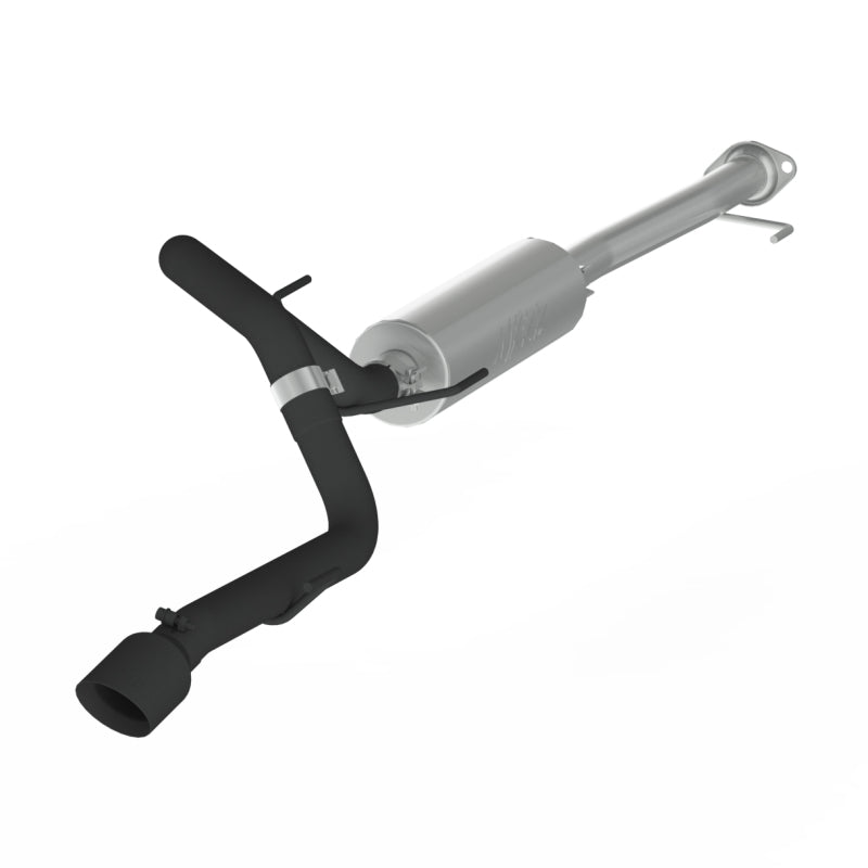 MBRP 10-18 Toyota 4 Runner BLK 4in O.D Tip Single Rear Exit 2.5in Cat Back Exhaust - T1 Motorsports