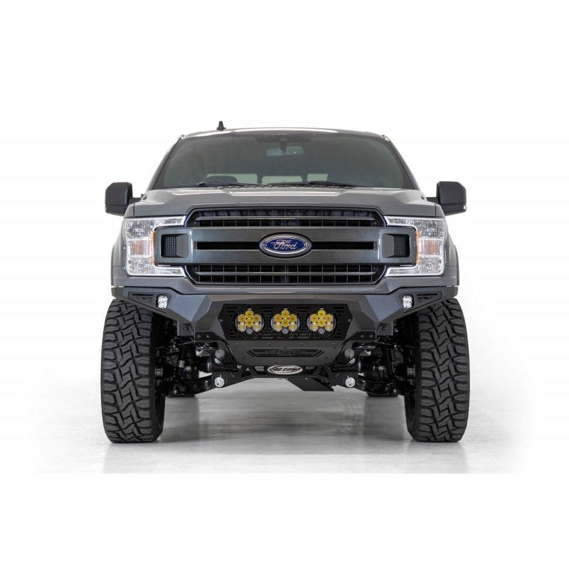 Addictive Desert Designs 18-20 Ford F-150 Bomber Front Bumper w/ 3 Baja Designs LP6 Mounts
