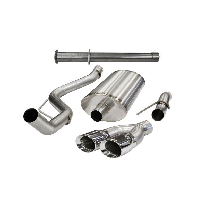 Corsa Xtreme Cat-Back Exhaust w/ Polished Tips - 2011-2014 Ford F-150 Raptor 6.2L V8 (133" Wheelbase)