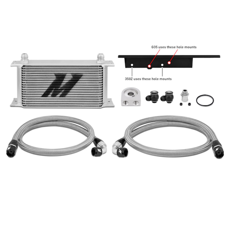 Mishimoto 03-09 Nissan 350Z / 03-07 Infiniti G35 (Coupe Only) Oil Cooler Kit - T1 Motorsports
