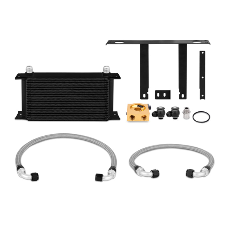 Mishimoto 10-12 Hyundai Genesis Coupe 2.0T Thermostatic Oil Cooler Kit - Black - T1 Motorsports