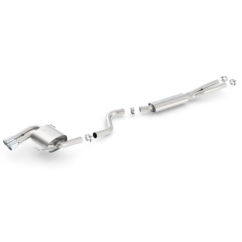 Borla Touring Cat-Back Exhaust - 2006-2012 BMW 328i Sdm E90 2.0L RWD