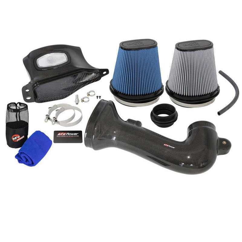 aFe Momentum Carbon Fiber Cold Air Intake System PDS/P5R 15-16 Chevrolet Corvette Z06 V8-6.2L