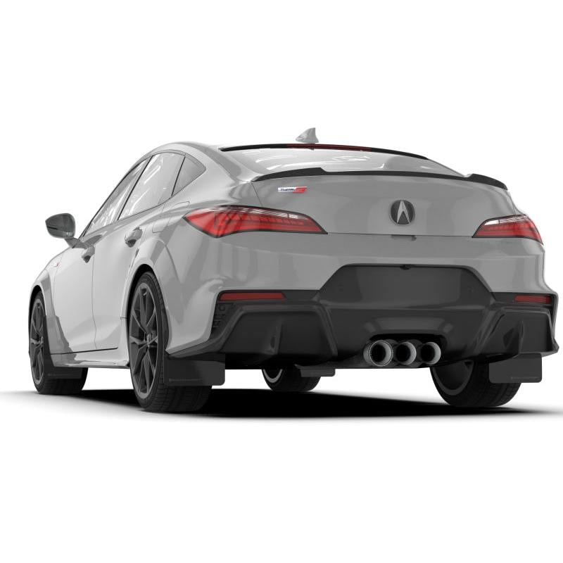 Rally Armor - 23-24 Acura Integra + Integra Type-S Black UR Mud Flap W/Dark Grey Logo (No Drill Req)