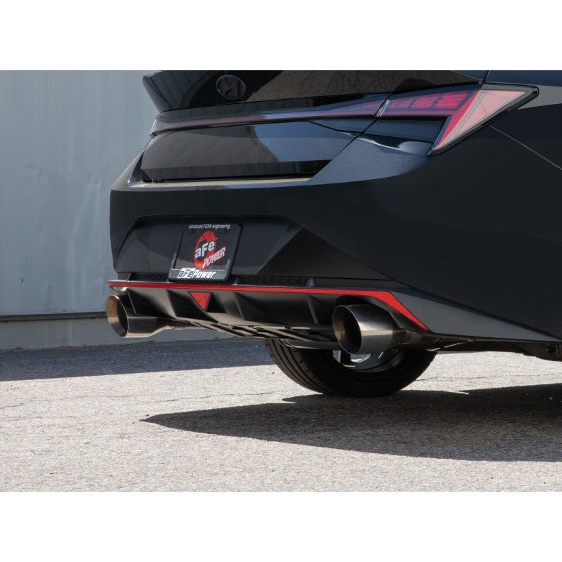 aFe Takeda 22-23 Hyundai Elantra N L4-2.0L (t) 3in 304 SS Cat-Back Exhaust w/ Polished Tips