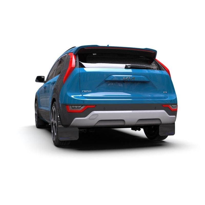 Rally Armor 2023 Kia Niro SG2 Black UR Mud Flap Red Logo