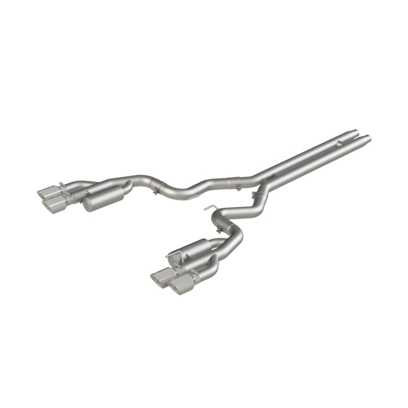 MBRP 18-19 Ford Mustang GT 5.0 3in Cat Back Quad Tip Race Version - T304 - T1 Motorsports