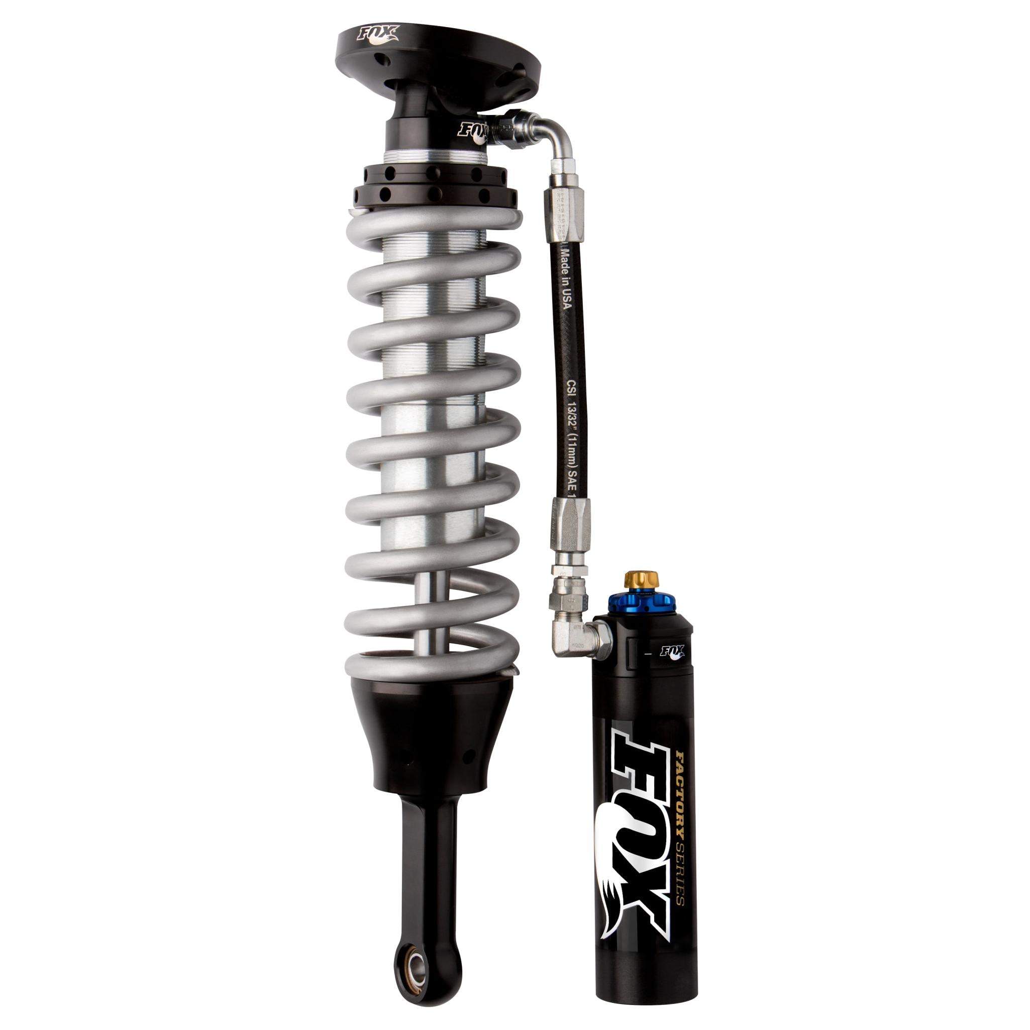 Fox 15+ Ford F-150 4WD 2.5 Factory Series 5.35in. R/R Coilover Shock Set w/DSC Adj. / 0-2in. Lift - T1 Motorsports