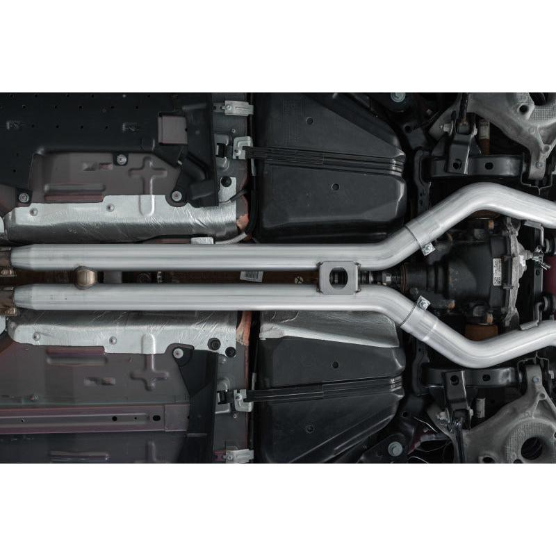 MBRP 18-19 Ford Mustang GT 5.0 3in Dual Split Rear AL Cat Back w/ Quad 4.0in Dual Wall Tips - T1 Motorsports