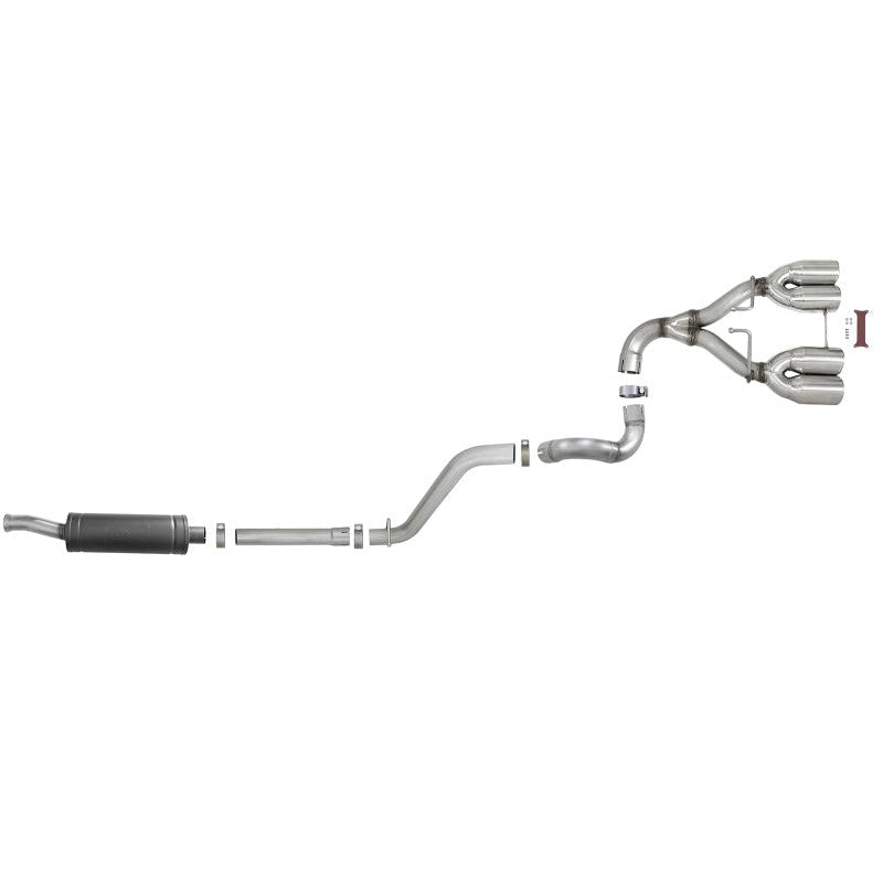 aFe Rebel Series 2.5in 304 SS Cat-Back Exhaust w/ Polished Tip 18-20 Jeep Wrangler (JL)