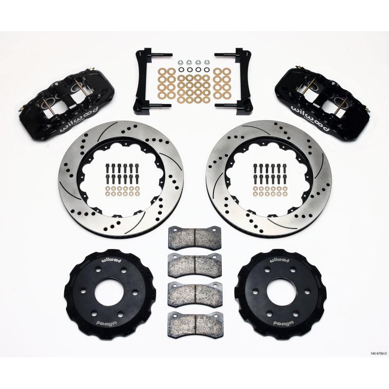 Wilwood AERO6 Front Truck Kit 14.25in Drilled 1999-2014 GM Truck/SUV 1500 - T1 Motorsports