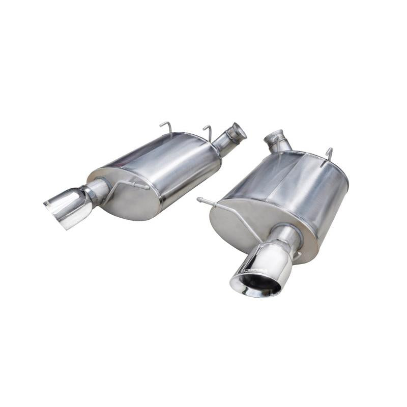 Corsa Sport Axle-Back Exhaust - Polished Tips - 2011-2012 Ford Mustang Shelby GT500 5.4L V8
