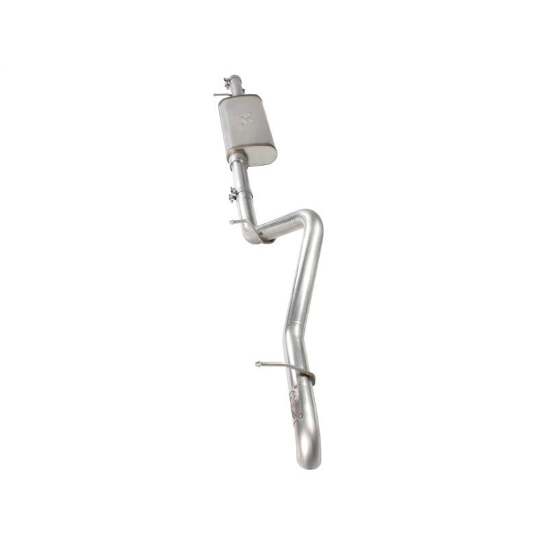 aFe MACHForce XP Exhaust Cat-Back 3in SS-409 Hi-Tuck inRBin 12-14 Jeep Wrangler Unlimited V6 4Dr