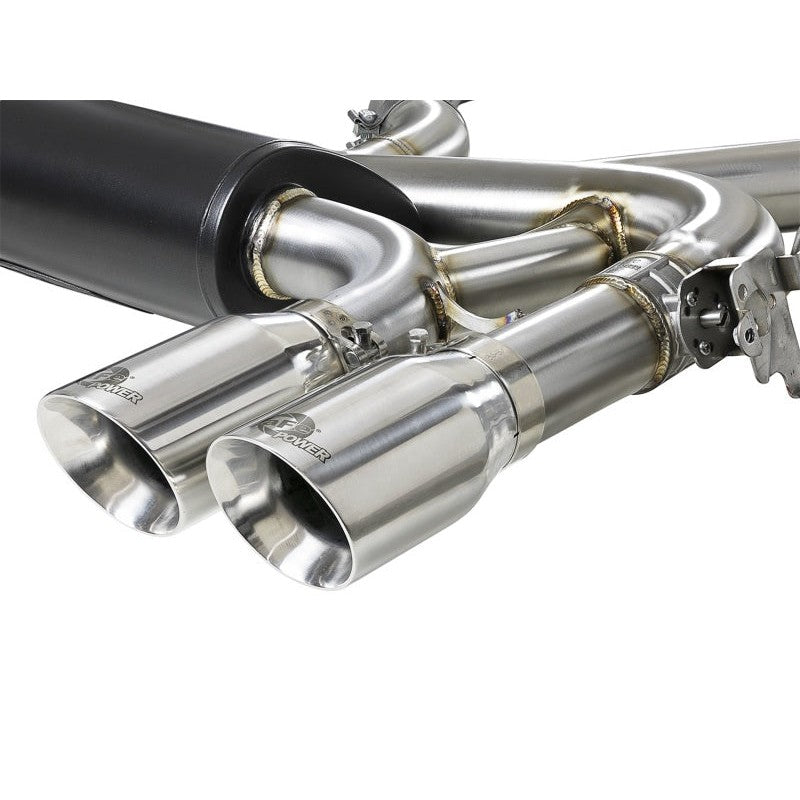 aFe MACH Force-Xp 3.5in 304 SS Cat-Back w/Polished Tips 15-18 BMW X5 M (F85)/X6 M (F86) V8-4.4L S63
