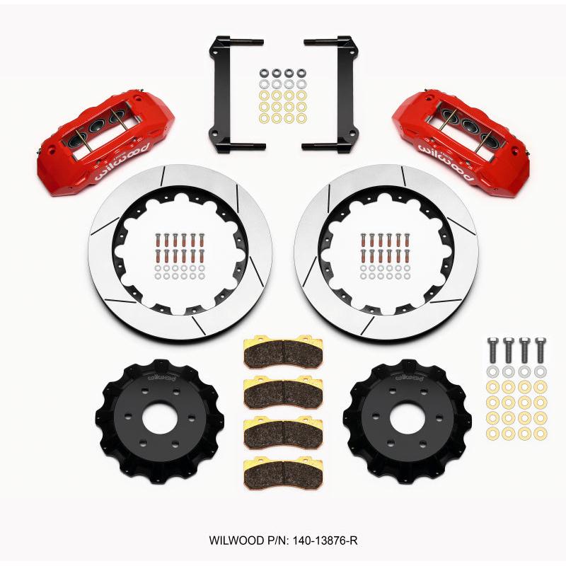 Wilwood TX6R Front Kit 16.00in Red 1999-2014 GM Truck/SUV 1500 - T1 Motorsports