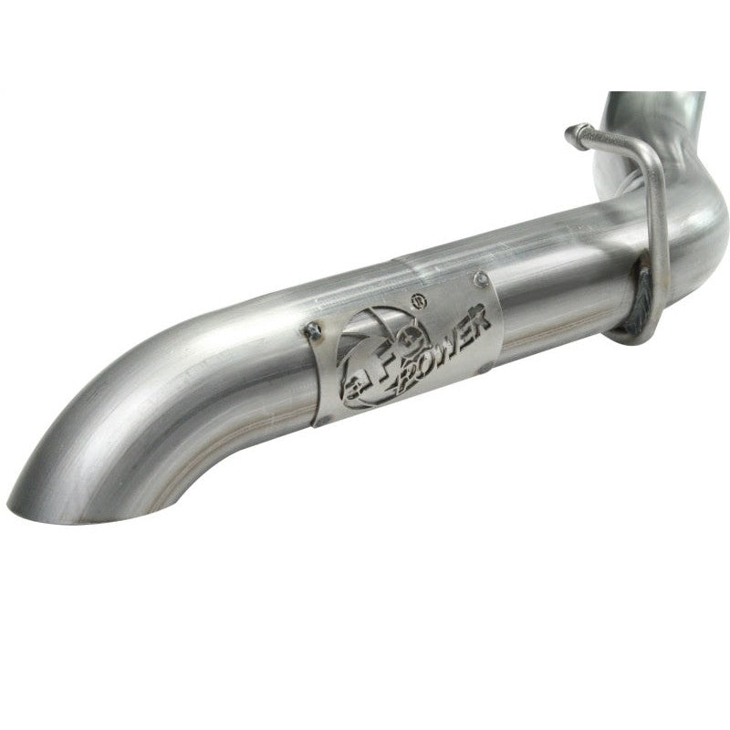 aFe MACHForce XP Exhaust Cat-Back SS-409 04-06 Jeep Wrangler TJ Unl L6 4.0L 2.5in Off-Road No Tip